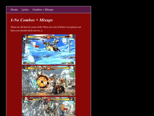 combos screenshot