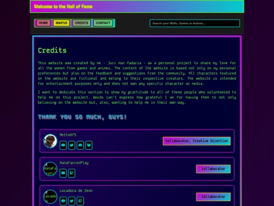 credits screenshot