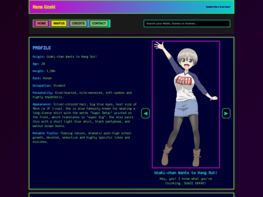 waifulist/h/hana-uzaki screenshot