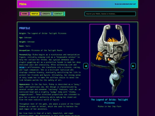 waifulist/m/midna screenshot