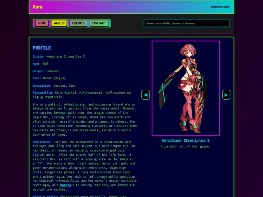 waifulist/p/pyra screenshot