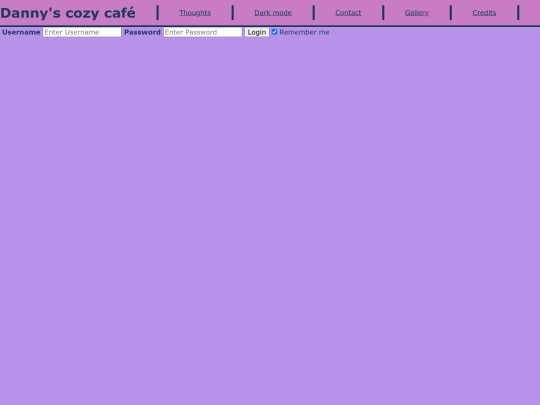 login screenshot