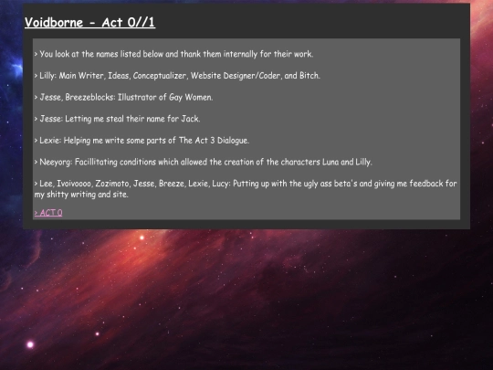 Credits screenshot