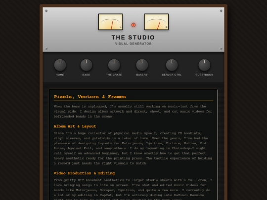 design screenshot