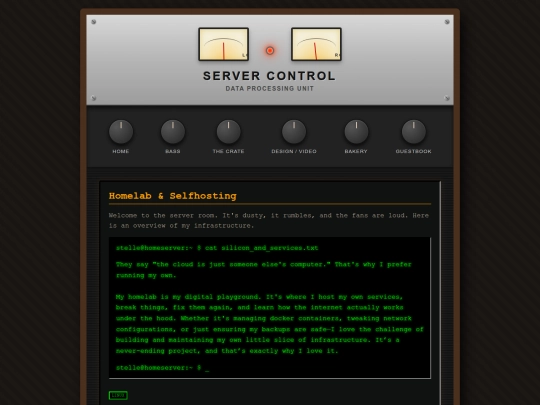 server screenshot