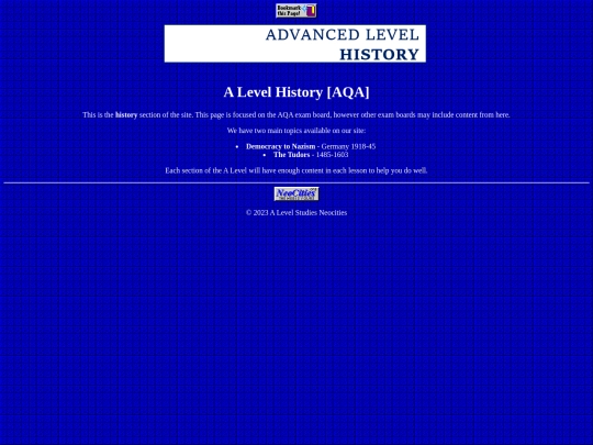 history screenshot