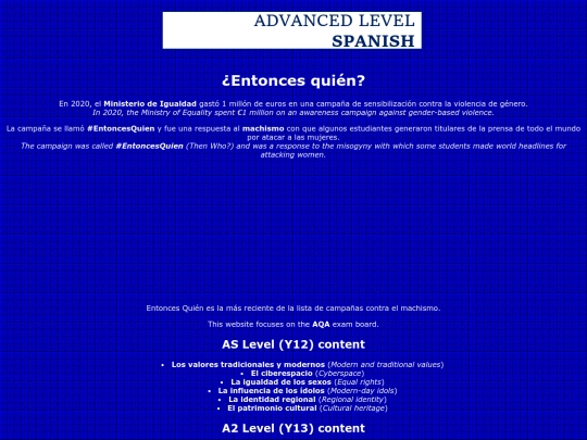 spanish/igualdad/entoncesquien screenshot