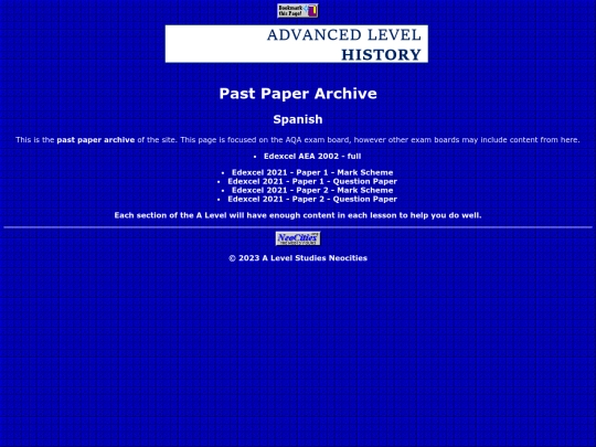 spanish/past_papers screenshot