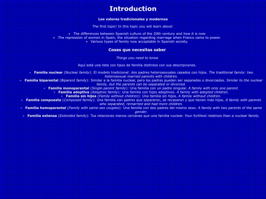 spanish/valores/introduccion screenshot