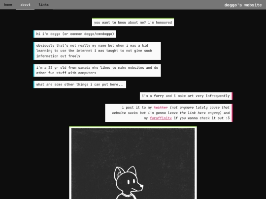 about/about-webmaster screenshot