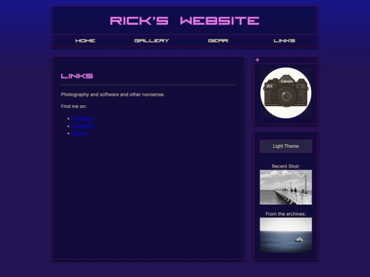 links screenshot