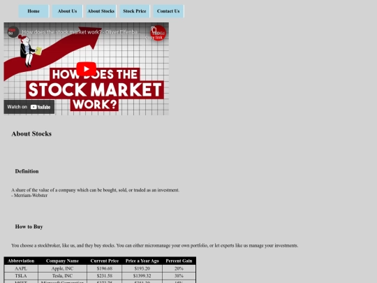 aboutStock screenshot
