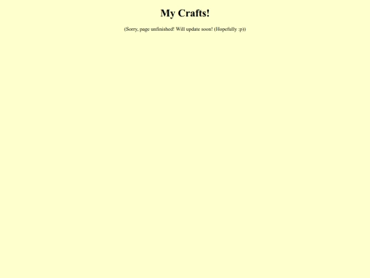 CraftsHomePage screenshot