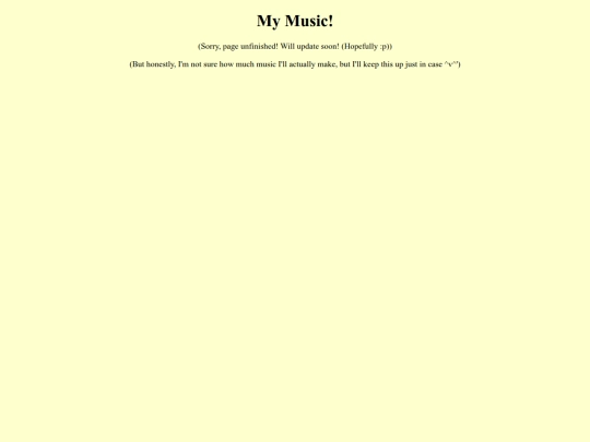 MusicHomePage screenshot