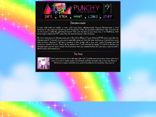 LOVE/danganronpa screenshot