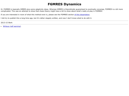 fgmres screenshot
