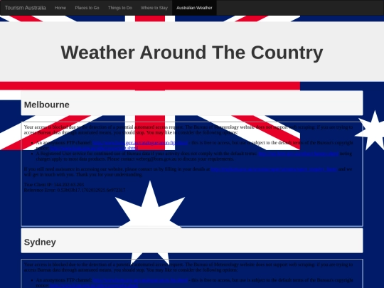 weather screenshot