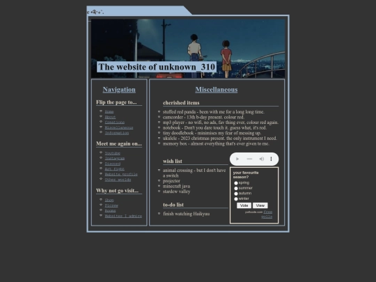 miscellaneous screenshot