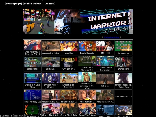 games screenshot