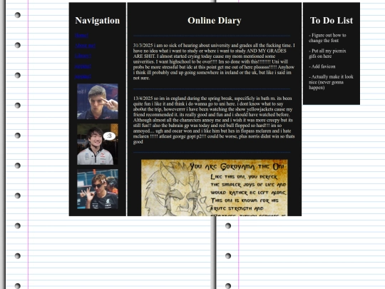 blog screenshot
