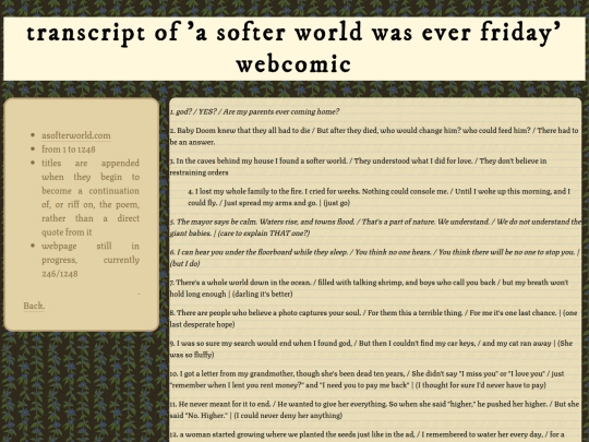asofterworldwasevertranscript screenshot