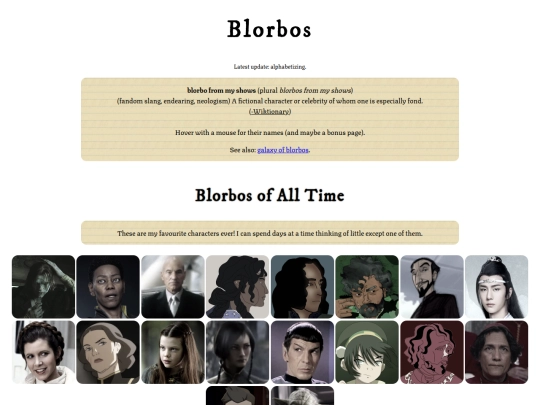 characters/favcharacters screenshot