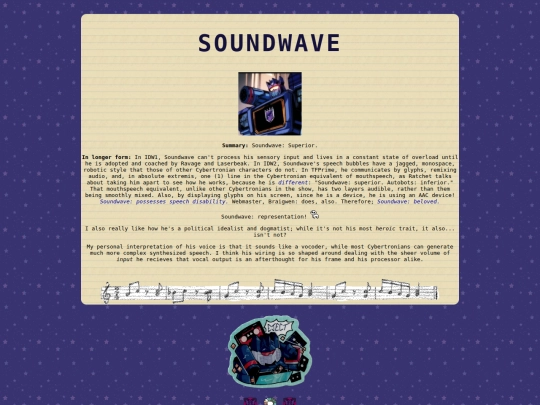 characters/soundwave screenshot