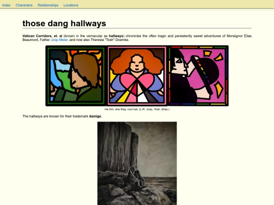 characterwiki/hallwaysetal screenshot