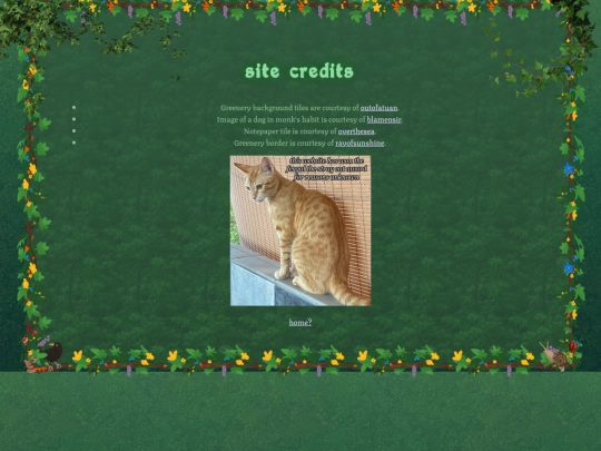 credits/sitecredits screenshot