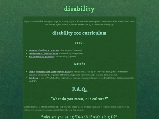 disability screenshot