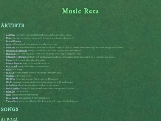 music screenshot