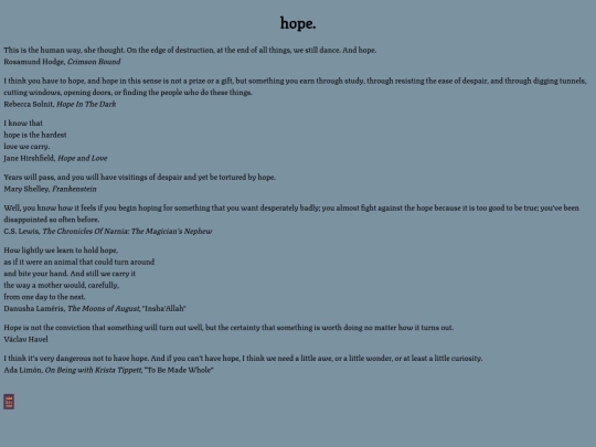 quotes/hope screenshot