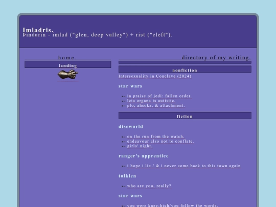 writingdirectory screenshot