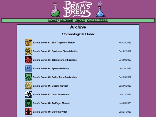 archive screenshot