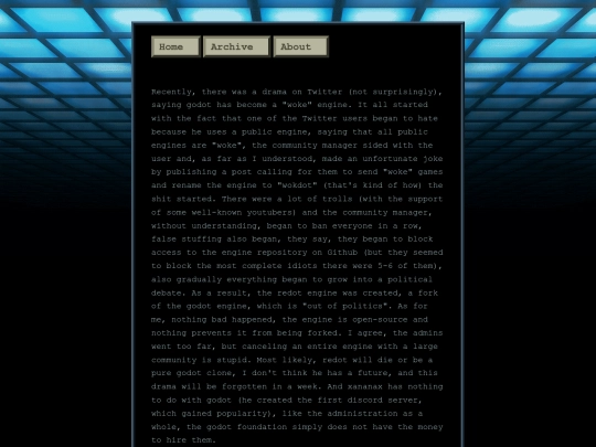 posts/2024-10-07-Drama-with-Godot-Engine screenshot