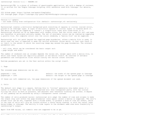 rasterscript-0.7-README.txt screenshot