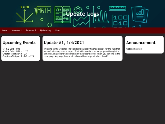 Updates screenshot