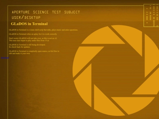 glados screenshot