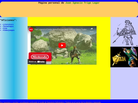 Pagina personal screenshot