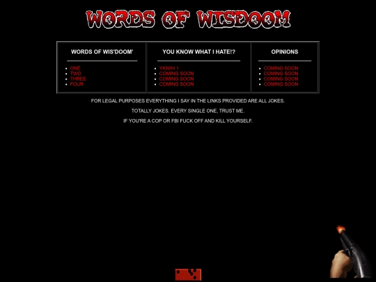 site 1/words_of_wisdom screenshot
