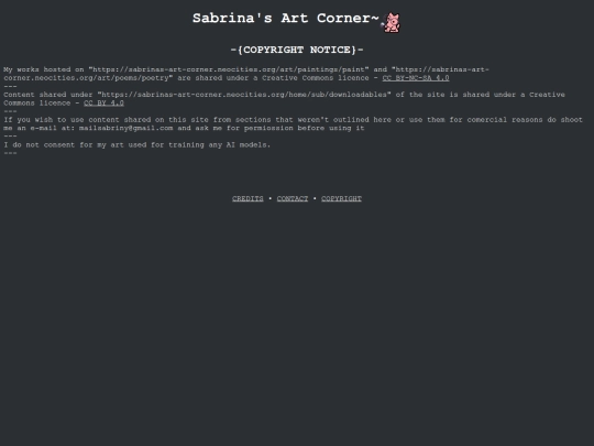 home/legalities/copyright screenshot
