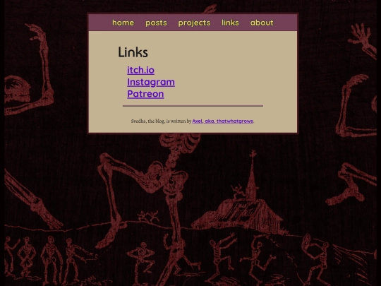 links screenshot