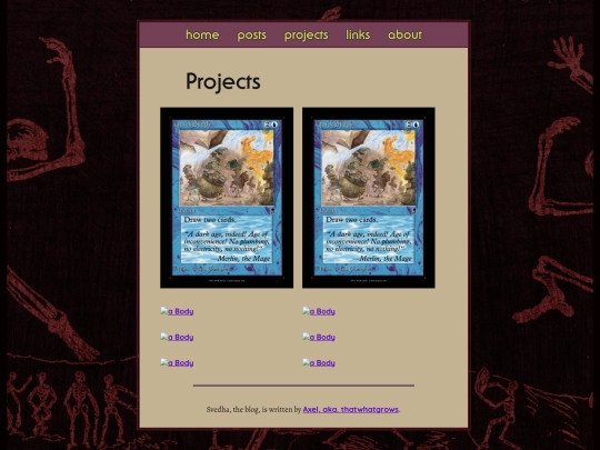 projects screenshot