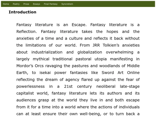 Mana and Feudal Realism/Introduction screenshot