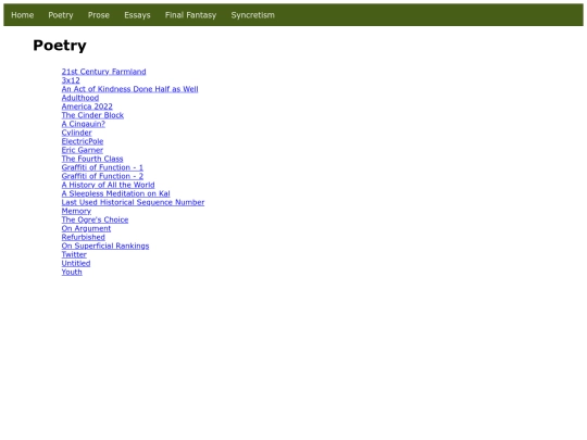 PoetryIndex screenshot