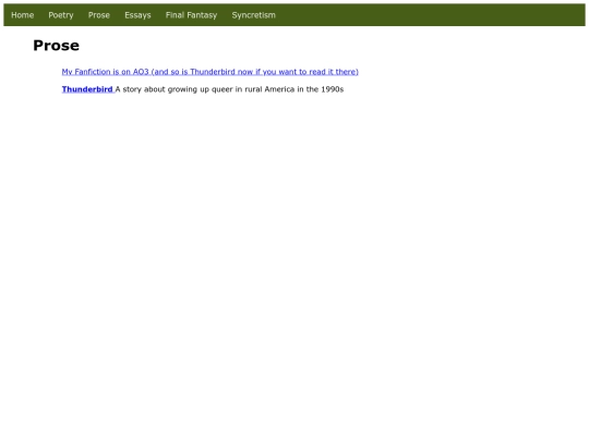 ProseIndex screenshot