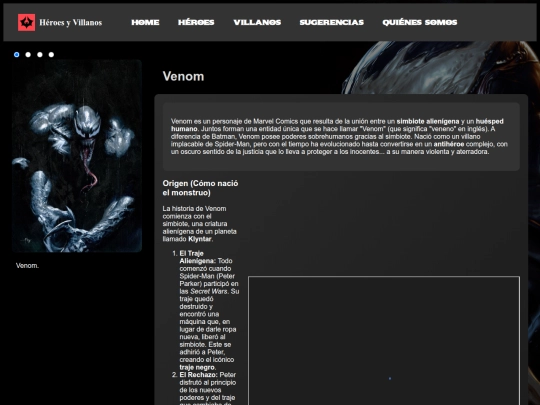 Venom screenshot