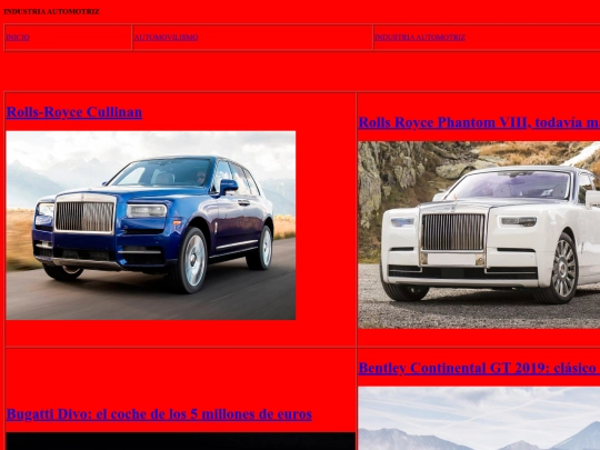 industria automotriz screenshot