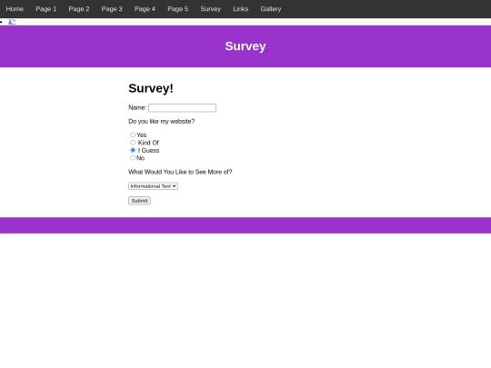 files/survey screenshot