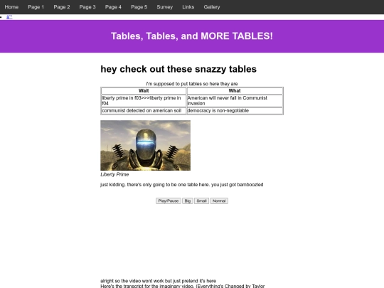 files/tables screenshot